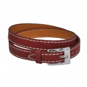 Bracelet en cuir Terracotta